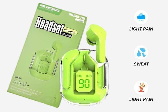 Premium Air 31 Transparent Wireless Earbuds in Pakistan