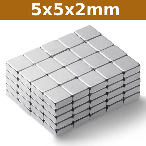 20pcs 5x5x2mm Circular Super Strong N52 Magnet Price in Pakistan