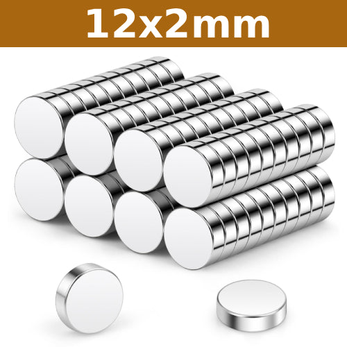 10pcs 12X2mm Circular Super Strong NdFeB Magnet Price in Pakistan