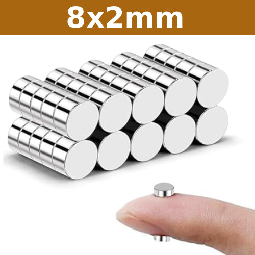 10pcs 8X2mm Strong Magnet Price in Pakistan | Neodymium Magnets