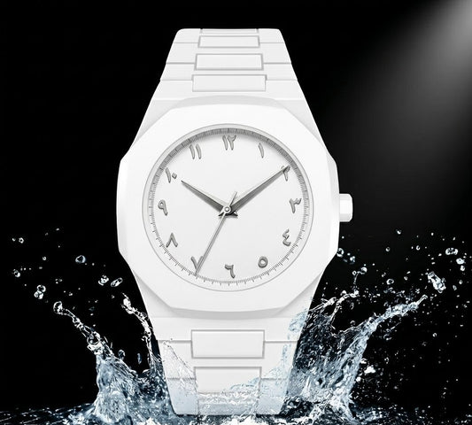 Aura Watch for Men Stylish – Original Arabic Dial Luxury Business Watch | Black & Blue Aura Watch in Pakistan